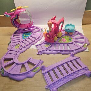 My Little Pony Friendship Express Train Tracks Pinkie Pie Rainbow Helicopter